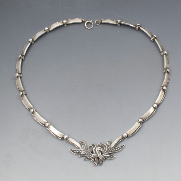 Margot de Taxco Mexico silver necklace